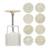 8 Stamps - Plastic Baking Molds - Moon Cake Mold Small Cake Mold ��� 75G