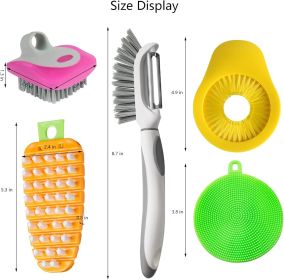 Flexible Vegetable Brush Fruit and Vegetable Brushes