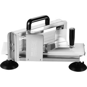 VEVOR Commercial Tomato Slicer, 3/16 inch Tomato Cutter Slicer, Stainless Steel Heavy Duty Tomato Slicer Machine