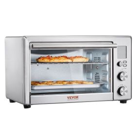 13-IN-1 Air Fryer Toaster Oven, 28L/29.6Qt Convection Oven, 1800W 2-Tier Toaster Ovens Countertop Combo with Wire Racks, Pizza Pan, Gloves, Home and