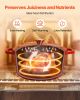 Enameled Cast Iron Dutch Oven, 6 Quart Pot with Lid and Dual Handles, Heavy-Duty Durable Cookware Pan, Oven Induction Compatible up to 500Fahrenheit,