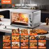 13-IN-1 Air Fryer Toaster Oven, 28L/29.6Qt Convection Oven, 1800W 2-Tier Toaster Ovens Countertop Combo with Wire Racks, Pizza Pan, Gloves, Home and